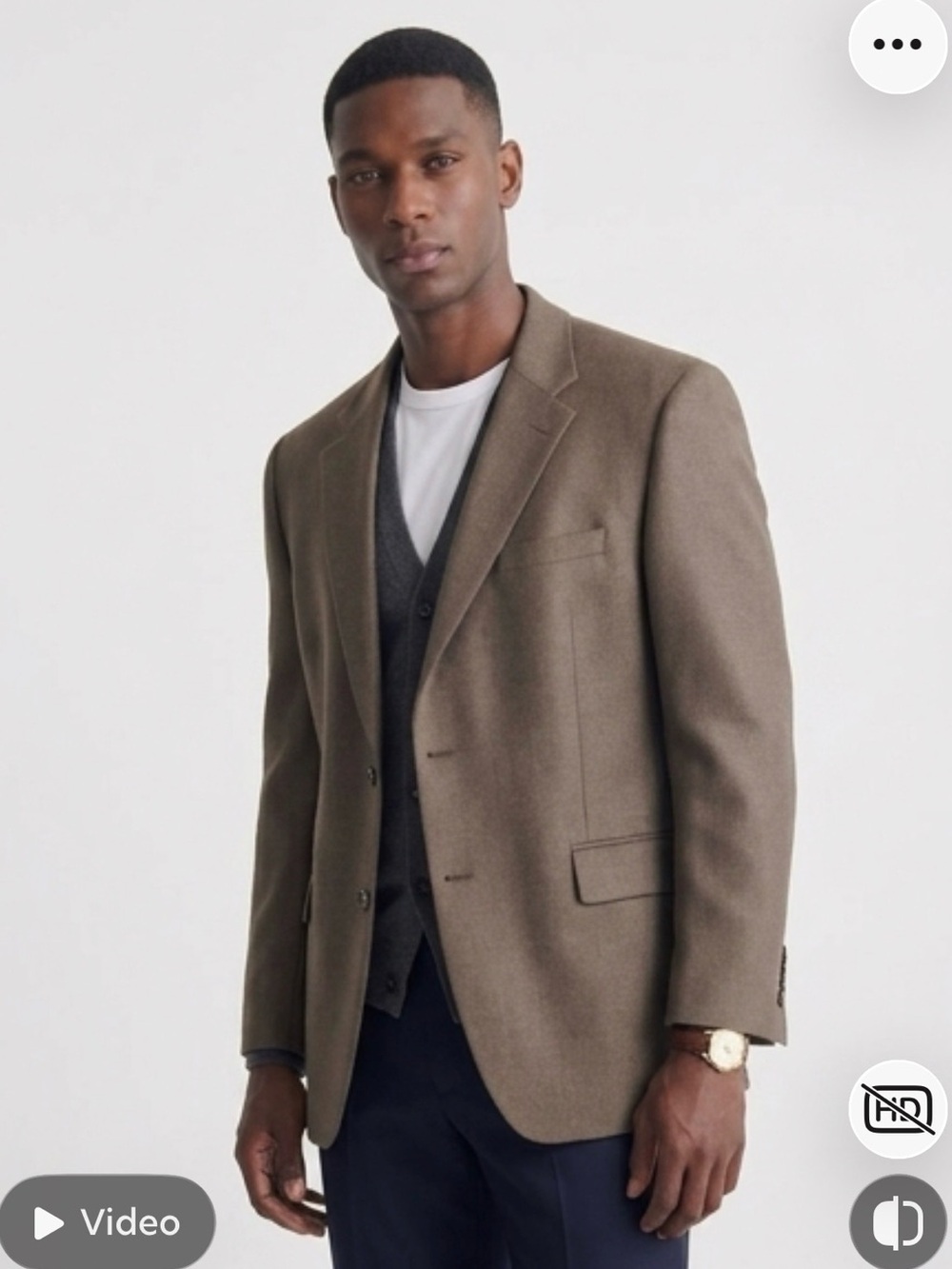 Jos. A. Bank Olive Brown Tailored Sport Coat